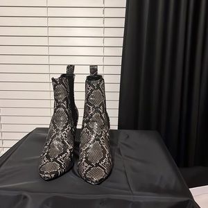 Steve Madden bootie, faux leather snakeskin, 7.5